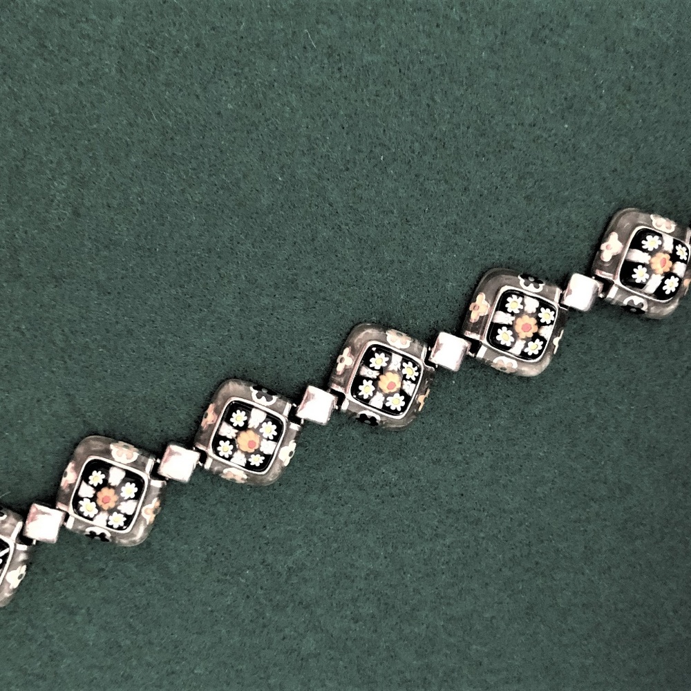 ALANK Murano Millefiori Italian glass Bracelet - Picture 5 of 9